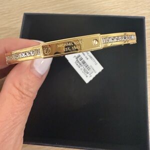 Michael Kors Gold Bracelet with Silver Accents